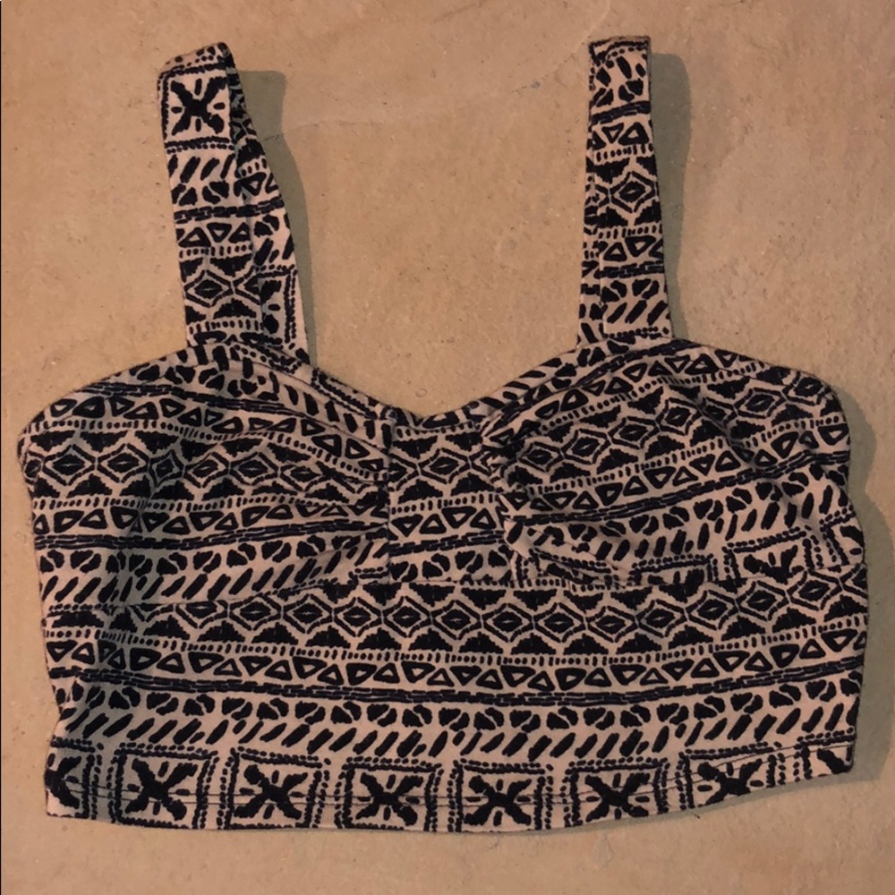 Nordstrom rack bohemian printed crop top